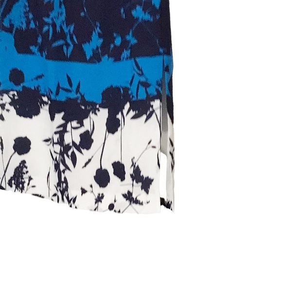 Ted Baker Selaah bluebell side slit midi skirt in blue Size 4 NWT - Picture 8 of 12